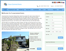 Tablet Screenshot of casaconnections.com